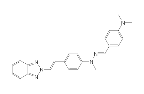 4-Dimethylaminobenzaldehyde-N-{4-[2-(2H-benzotriazol-2-yl)vinyl]phenyl}-N-methylhydrazone