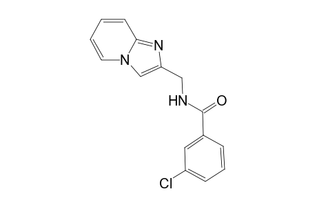 Benzamide, 3-chloro-N-(imidazolo[1,2-a]pyrid-2-yl)methyl-