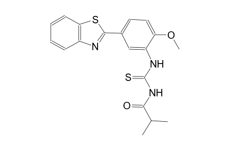 N-[5-(1,3-benzothiazol-2-yl)-2-methoxyphenyl]-N'-isobutyrylthiourea