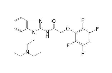 N-(1-[2-(Diethylamino)ethyl]-1H-benzimidazol-2-yl)-2-(2,3,5,6-tetrafluorophenoxy)acetamide