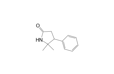 5,5-Dimethyl-4-phenyl-2-pyrrolidinone
