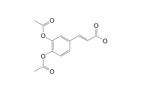 2-Propenoic acid, 3-[3,4-bis(acetyloxy)phenyl]-