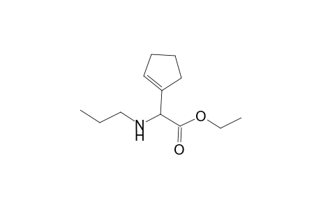 Ethyl propylamino[cyclopent-1'-en-1'-yl]acetate