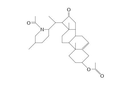 (22S,25R)-3.beta.-22,26-Acetylepiminocholest-5-ene-16-one