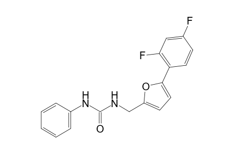 1-[5-(2,4-difluorophenyl)furfuryl)-3-phenylurea