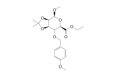 (3aR,4S,6R,7aR)-4-Methoxy-7-(4-methoxybenzyloxy)-2,2-dimethyltetrahydro[1,3]dioxolo[4,5-c]pyran-6-carboxylic acid ethyl ester