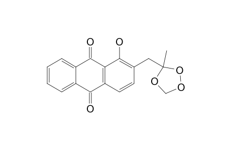 1-HYDROXY-2-(3'-METHYL-1',2',4'-TRIOXOLAN-3'-YL)-9,10-ANTHRAQUINONE