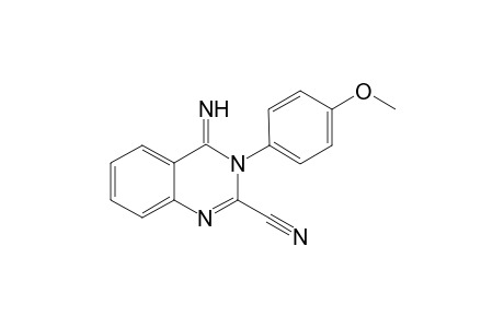 4-Imino-3-(4-methoxyphenyl)-3,4-dihydroquinazoline-2-carbonitrile