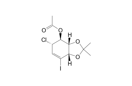 [(3aS,4S,5S,7aS)-5-chloro-7-iodo-2,2-dimethyl-3a,4,5,7a-tetrahydro-1,3-benzodioxol-4-yl] acetate