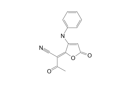 (2Z)-3-keto-2-[5-keto-3-(phenylamino)-2-furylidene]butyronitrile