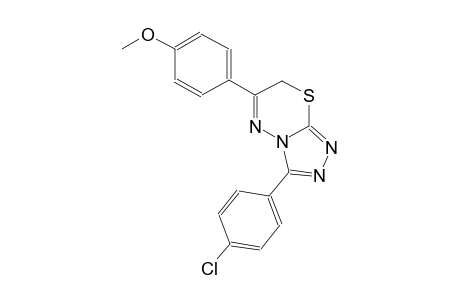 3-(4-chlorophenyl)-6-(4-methoxyphenyl)-7H-[1,2,4]triazolo[3,4-b][1,3,4]thiadiazine