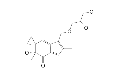 (5'R)-1'-(glyceryloxymethyl)-5'-hydroxy-2',5',7'-trimethyl-spiro[cyclopropane-1,6'-indene]-4'-one