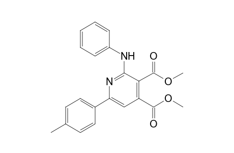 2-Anilino-6-(4-methylphenyl)pyridine-3,4-dicarboxylic acid dimethyl ester