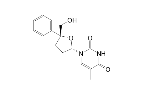 (2S,5R)-1-(5'-Phenyl-2',3'-dideoxy-D-ribo-pentofuranosyl)-thymine