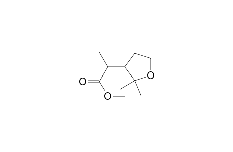 3-Furanacetic acid, tetrahydro-.alpha.,2,2-trimethyl-, methyl ester