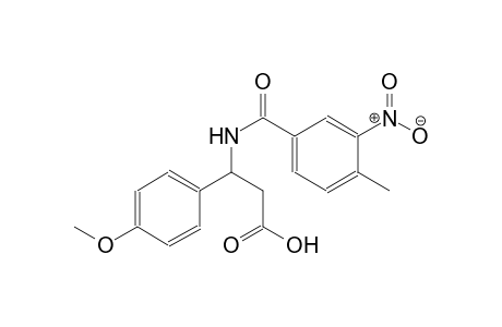 3-(4-methoxyphenyl)-N-(4-methyl-3-nitrobenzoyl)-beta-alanine
