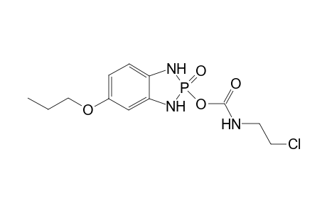 2-[(2'-Chloroethyl)carbamato]-2,3-dihydro-5-propoxy-1H-(1,3,2)-benzodiazaphosphole - 2-Oxide