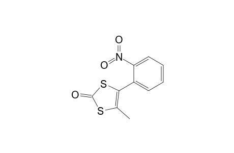 4-Methyl-5-(2-nitrophenyl)-1,3-dithiole-2-one