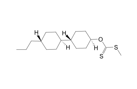S-Methyl O-[trans-4-(trans-4-propylcyclohexyl)cyclohexyl] dithiocarbonate