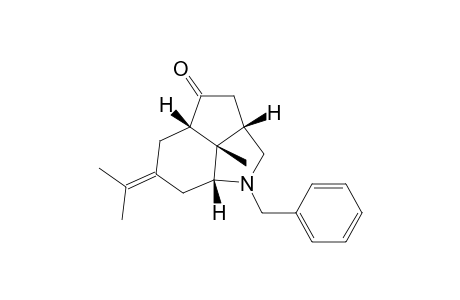 (1S,4R,8S,11S)-3-Benzyl-6-isipropylidene-11-methyl-3-azatricyclo[6.2.1.0(4,11)]undecan-9-one