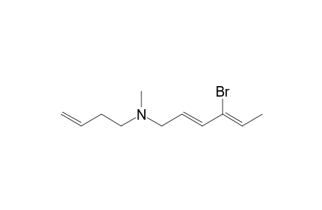 1-Amino-4-bromo-N-(1-but-3-enyl)-N-methyl-(2E,4Z)-2,4-hexadiene