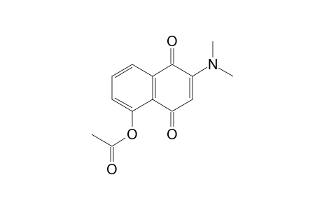 2-dimethylaminojuglone, acetate