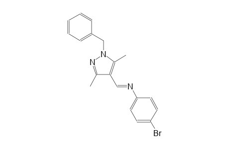 benzenamine, 4-bromo-N-[(E)-[3,5-dimethyl-1-(phenylmethyl)-1H-pyrazol-4-yl]methylidene]-