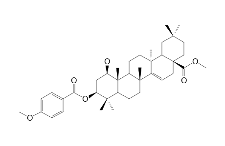 METHYL-1-BETA-HYDROXYALEURITOLIC-ACID-3-PARA-METHOXYBENZOATE