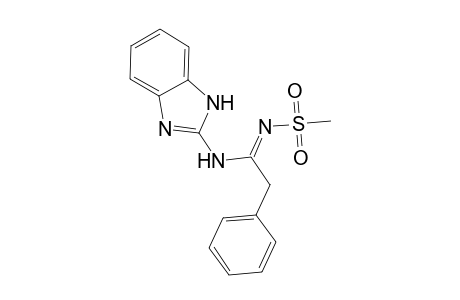N-(1H-benzo[d]imidazol-2-yl)-N'-(methylsulfonyl)-2-phenylacetimidamide