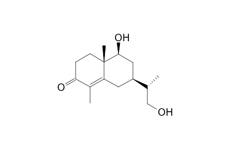 (11S)-3-Oxo-7.alpha.H-eudesm-4-en-9.beta.,12-diol