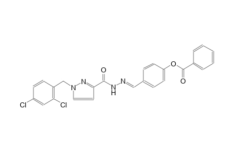 4-[(E)-(2-{[1-(2,4-dichlorobenzyl)-1H-pyrazol-3-yl]carbonyl}hydrazono)methyl]phenyl benzoate