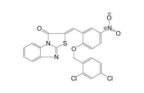 thiazolo[3,2-a]benzimidazol-3(2H)-one, 2-[[2-[(2,4-dichlorophenyl)methoxy]-5-nitrophenyl]methylene]-, (2Z)-