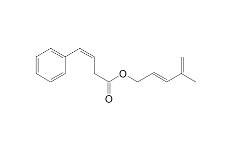 (2E)-4-methyl-2,4-pentadienyl 4-phenyl-3-butenoate
