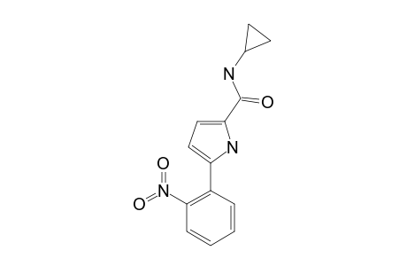 5-(2-NITROPHENYL)-1H-PYRROLE-2-N-CYCLOPROPYL-CARBOXAMIDE