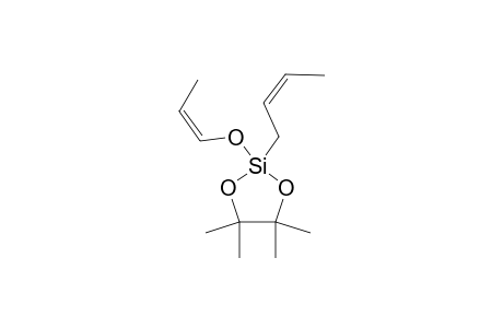 2-[(Z)-but-2-enyl]-4,4,5,5-tetramethyl-2-[(Z)-prop-1-enoxy]-1,3,2-dioxasilolane