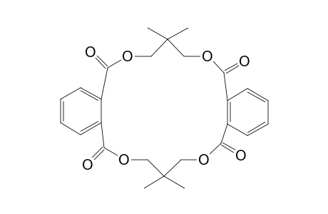 7H,18H-dibenzo[g,p][1,5,10,14]tetraoxacyclooctadecin-5,11,16,22-tetrone, 8,9,19,20-tetrahydro-8,8,19,19-tetramethyl-