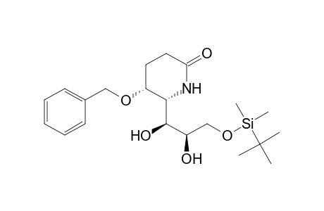 (2R,3R)-3-(Benzyloxy)-2[(1S,2R)-3-(tert-butyldimethylsiloxy)-1,2-dihydroxypropyl]piperidin-6-one