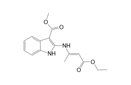 Methyl 2-(2-ethoxycarbonyl-1-methylvinylamino)indole-3-carboxylate