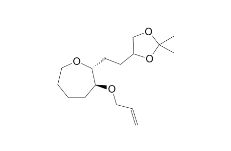 (2R,3S)-2-[2-(2,2-dimethyl-1,3-dioxolan-4-yl)ethyl]-3-prop-2-enoxy-oxepane