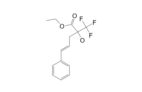 (E)-ETHYL-2-HYDROXY-5-PHENYL-2-(TRIFLUOROMETHYL)-PENT-4-ENOATE