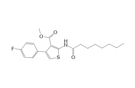 methyl 4-(4-fluorophenyl)-2-(octanoylamino)-3-thiophenecarboxylate