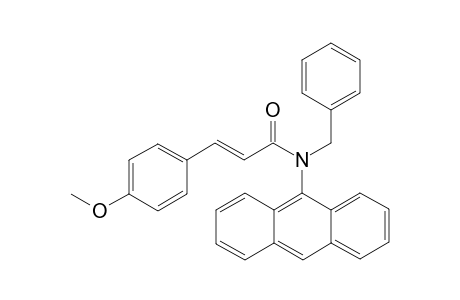 N-Benzyl-N-(4-methoxycinnamoyl)-9-aminoanthracene
