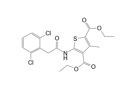 diethyl 5-{[(2,6-dichlorophenyl)acetyl]amino}-3-methyl-2,4-thiophenedicarboxylate