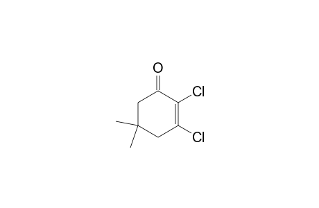 2,3-bis(chloranyl)-5,5-dimethyl-cyclohex-2-en-1-one