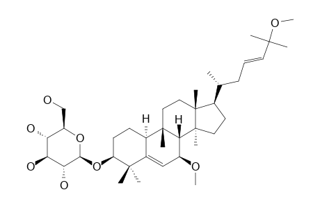 KARAVILOSIDE-I;7,25-DIMETHOXY-CUCURBITA-5,23-DIEN-3-BETA-OL-3-O-BETA-D-GLUCOPYRANOSIDE