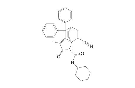 (1RS,7SR)-9-CYANO-N-CYCLOHEXYL-4-METHYL-3-OXO-6,6-DIPHENYL-2-AZATRICYCLO-[5.2.2.0(1,5)]-UNDECA-4,8,10-TRIENE-2-CARBOXAMIDE