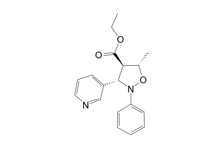 ETHYL-ANTI-5-METHYL-2-PHENYL-3-(3-PYRIDYL)-ISOXAZOLIDINE-4-CARBOXYLATE