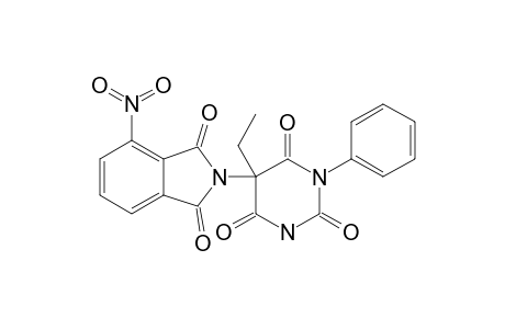 5-ETHYL-5-(3-NITROPHTHALIMIDO)-1-PHENYLBARBITURIC-ACID