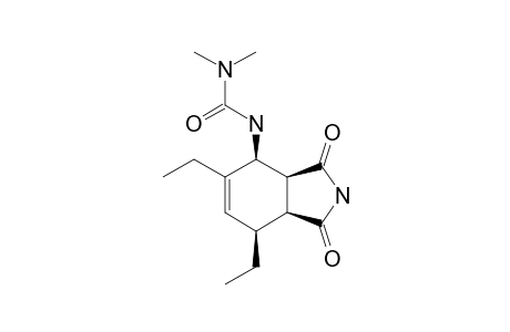 5,7-DIETHYL-4N-(N',N'-DIMETHYLAMINOCARBONYL)-AMINO-CIS-3A,4,7,7A-TETRAHYDROISOINDOLE-1,3-DIONE
