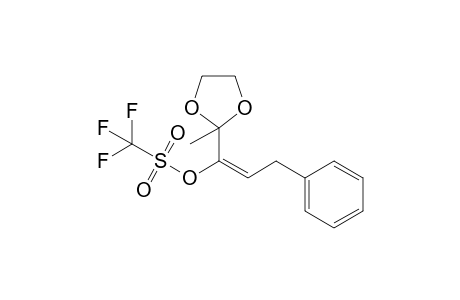1-Phenyl-4,4-ethylenedioxy-2-penten-3-yl Trifluoromethanesulfonate